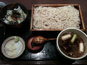 わさび味噌つけ麺＠寄り屋
