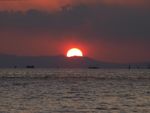 夕陽